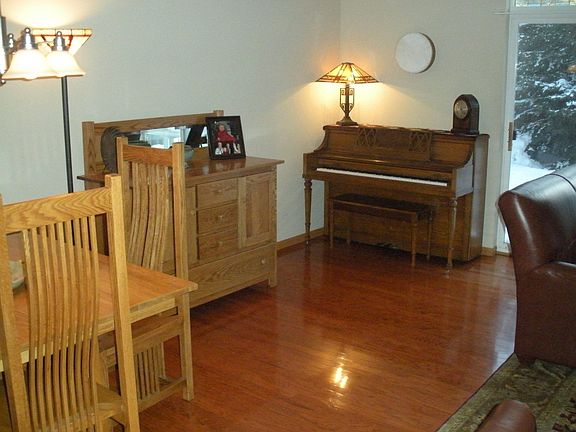 Living room with hardwood floors