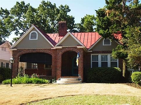 Brick Home with Metal Roof