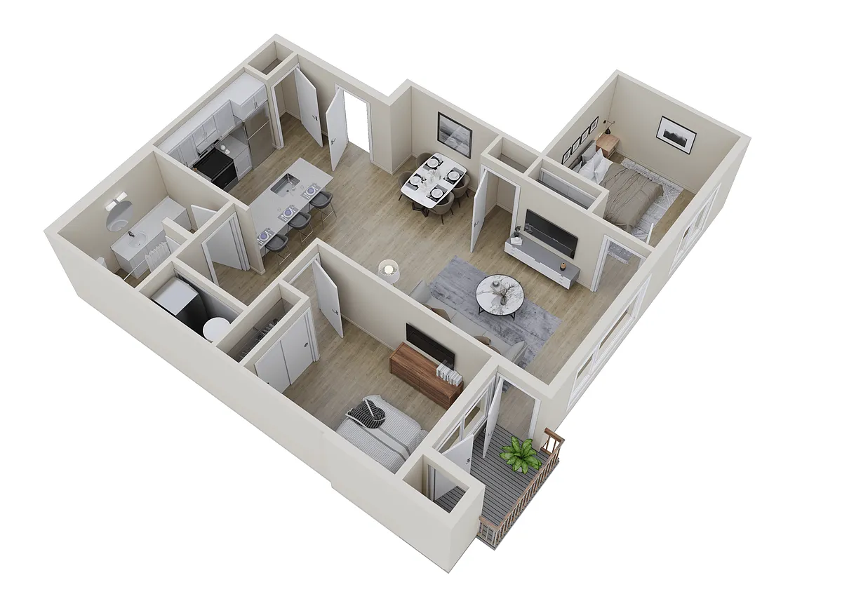 Floor plan 2X1 - C2