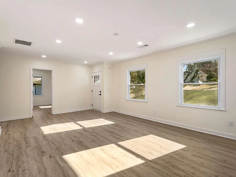 Entrance and Living Room