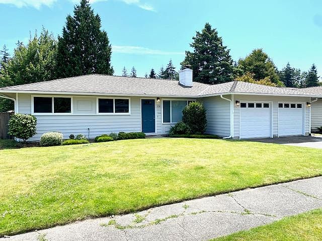 Home exterior professional painted in 2023.