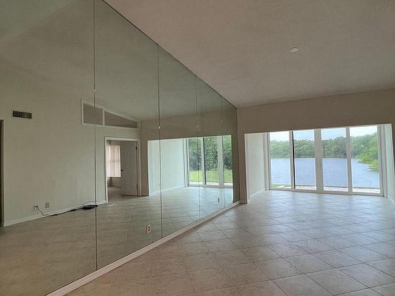 Living room and dining room