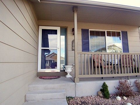 Covered Front Porch with Plenty of Sitting Room