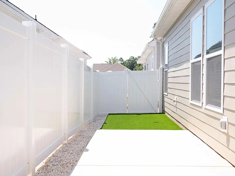 Private patio