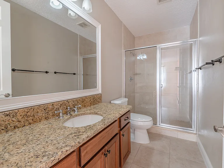 Ensuite bathroom for the second bedroom.