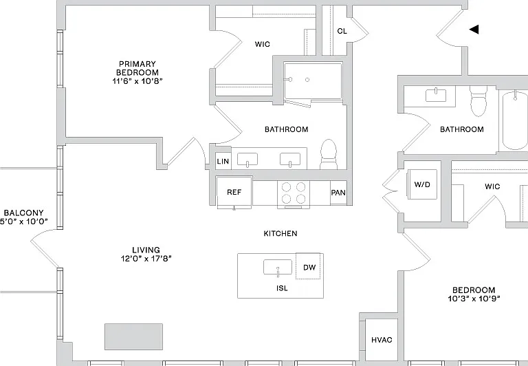 Two Bedrooms Two Bedrooms