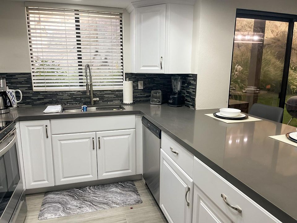 Kitchen with bar seats