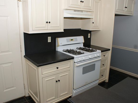 Kitchen with gas stove