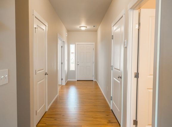 Hallway
						:
						Stairs to the left, Bathroom on the right