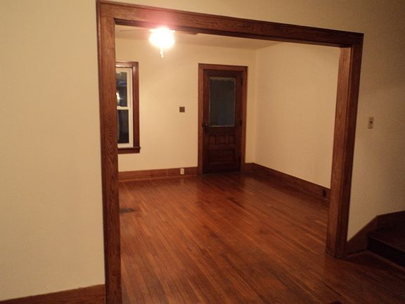 Dining room looking into liv