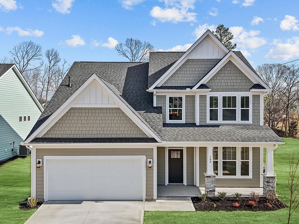 First-rate curb appeal with clean lines and a welcoming front entry