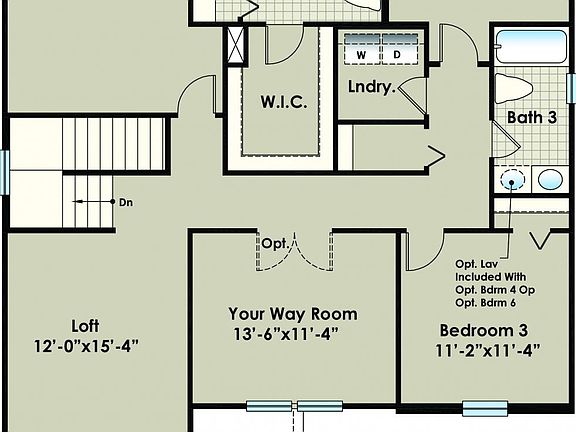 The Prelude Upper Floor Plan