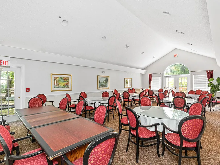 Community dining hall for social events.