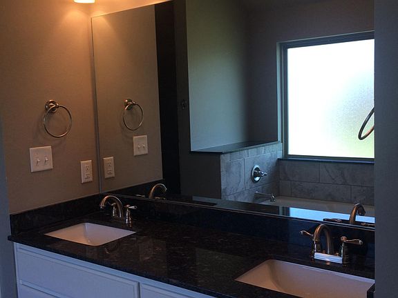 Master bath vanities (his and hers)