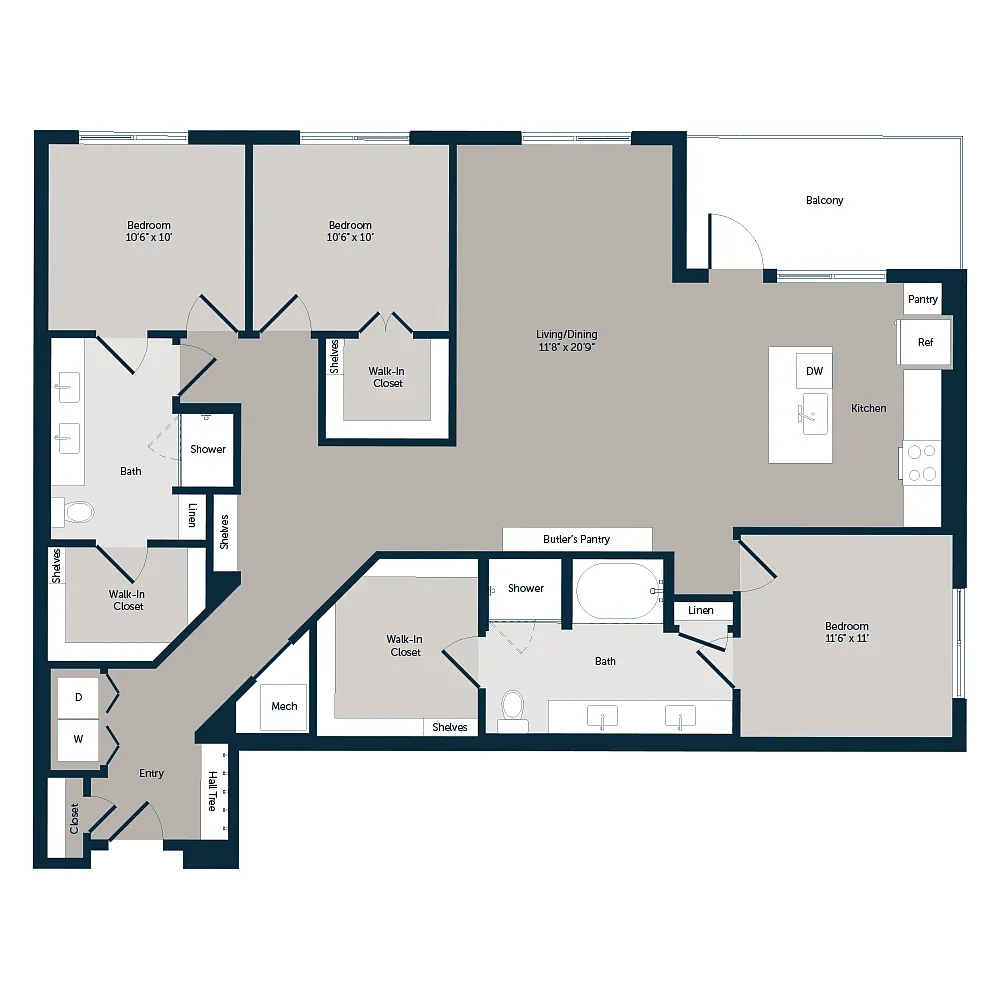 Floor plan Oak Point