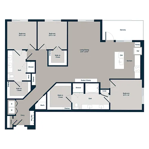 Floor plan Oak Point