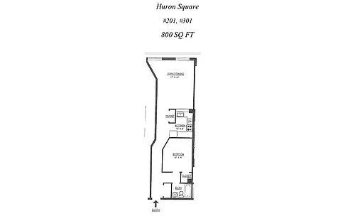 Floor plan 1X1