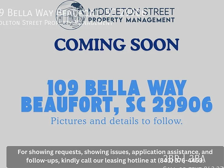 Coming Soon-109 Bella Way Beaufort, Sc 29906 — Photo 1