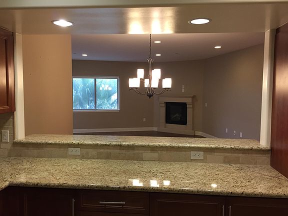 Kitchen is open to dining and living area