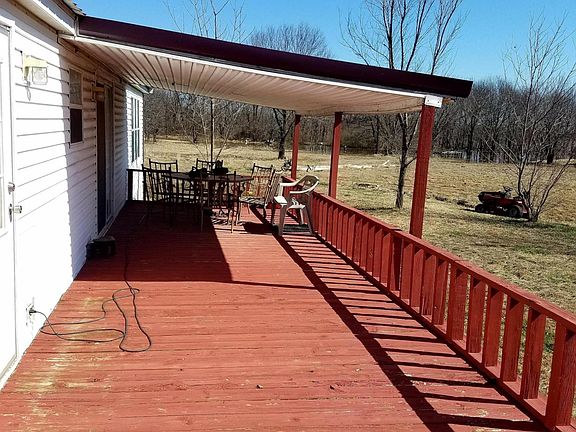 BACK DECK OVERLOOKING LAKE