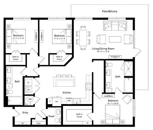 Floor plan C2