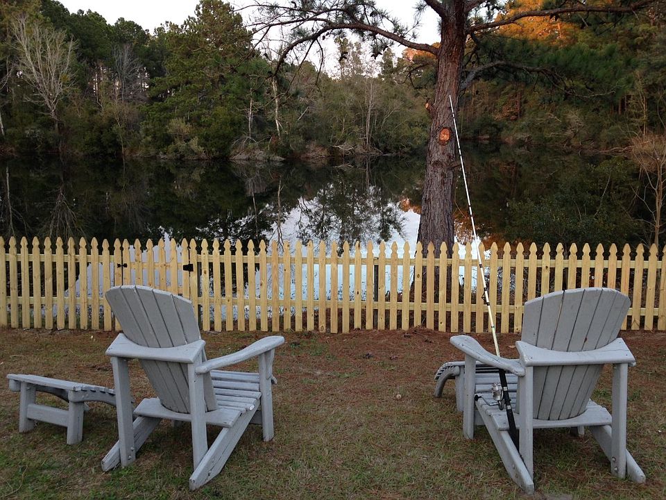 relax at the hidden lake from your backyard