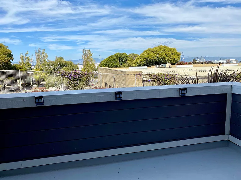 Balcony view on the bay