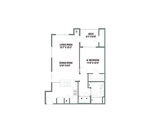 Floor plan Kallithea