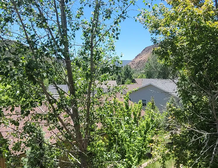 Looking southeast from balcony.