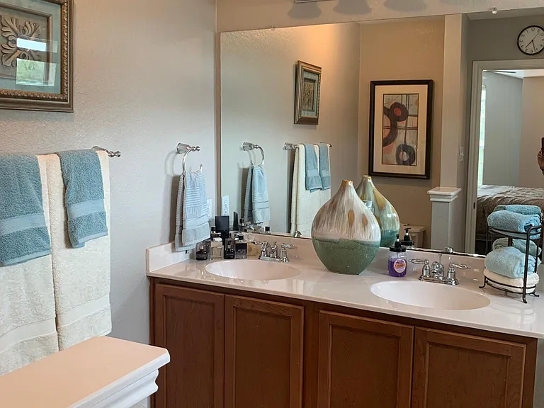 En suite bathroom off master bedroom