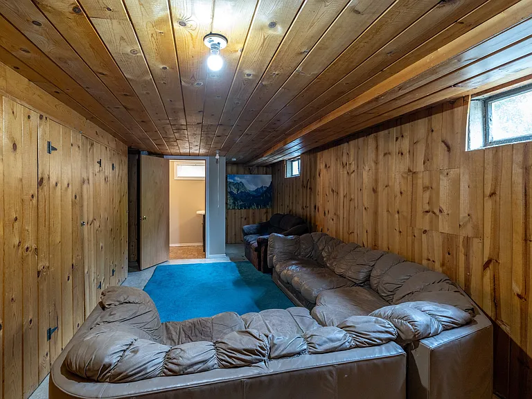 Basement Living Room & 1/2 Bathroom