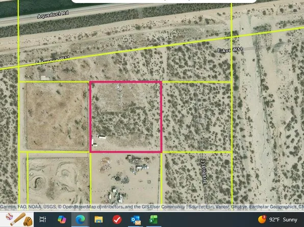 0 Vac Corner Ave W #W12, Llano, CA 93544