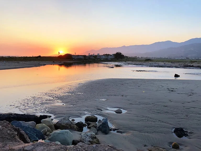 Ocean inlet to Estuary at the end of our street. You can walk down and watch sunset and watch all the sea birds coming in for the night. Absolutely gorgeous.