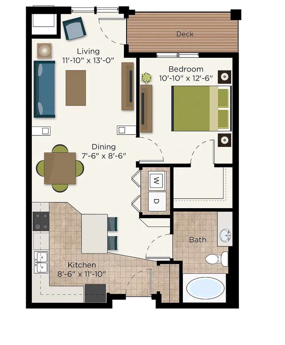Floor plan The Minnehaha