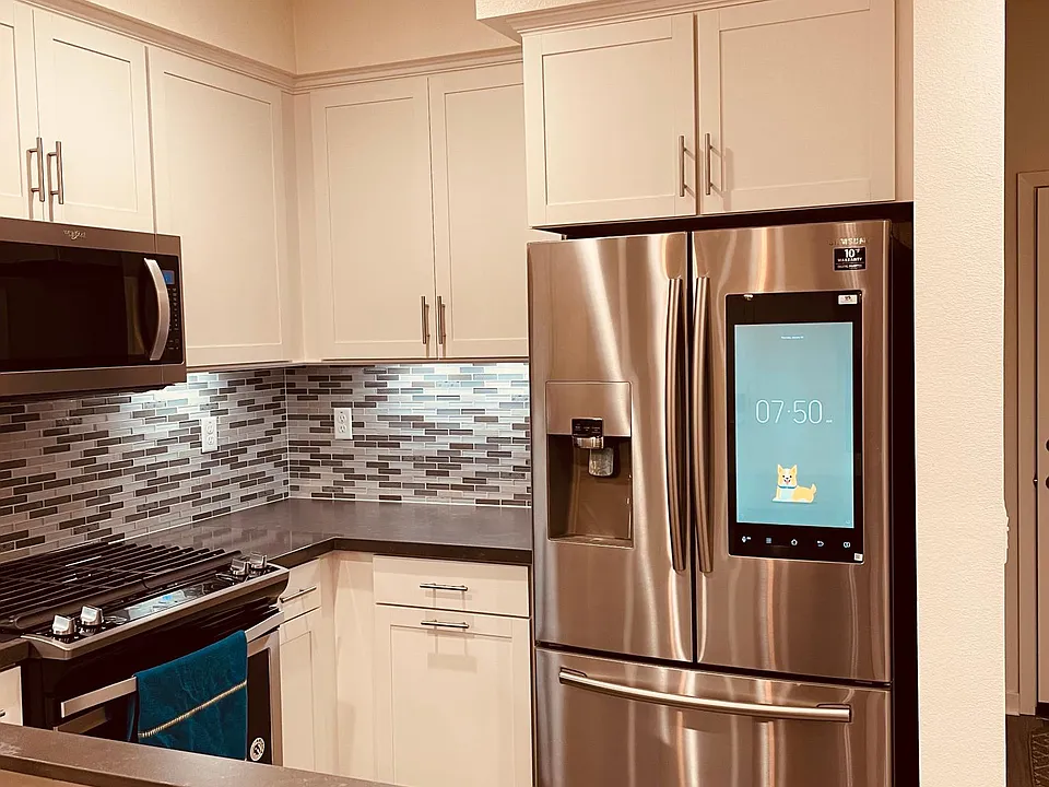 Kitchen and Refrigerator