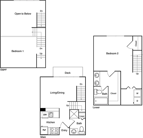Floor plan 2 bed 231 SE