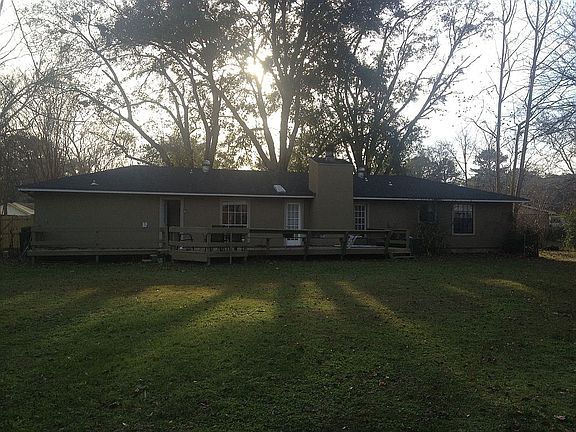 Back of home large yard