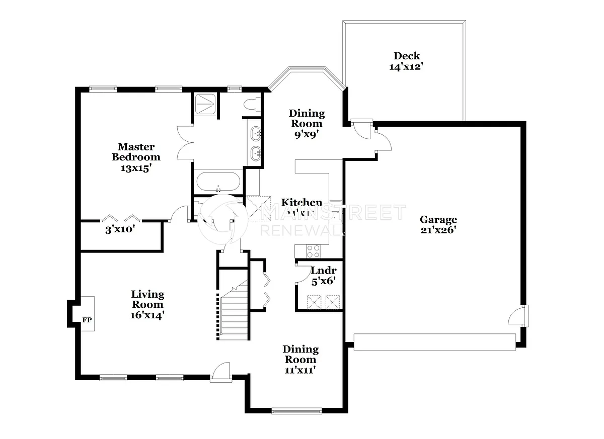 Floor Plan - 160 Walton Trce S