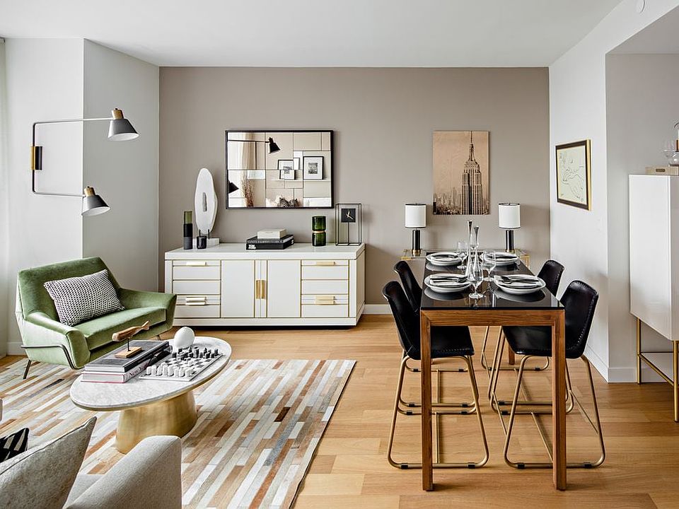 Living and dining area
