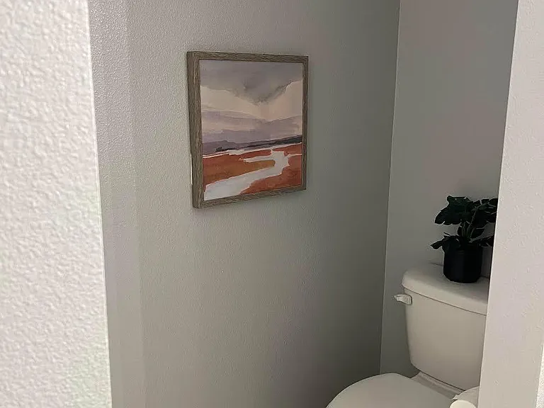 Primary bedroom toilet area
