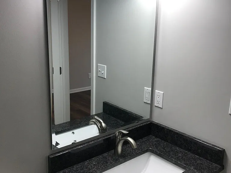 Bathroom with granite top