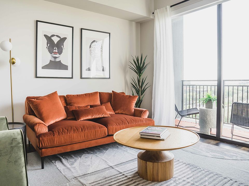 Apartment homes that offer spacious living areas along with the added benefit of available balconies.