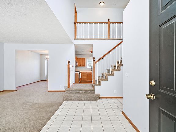 From front door into family room and dining