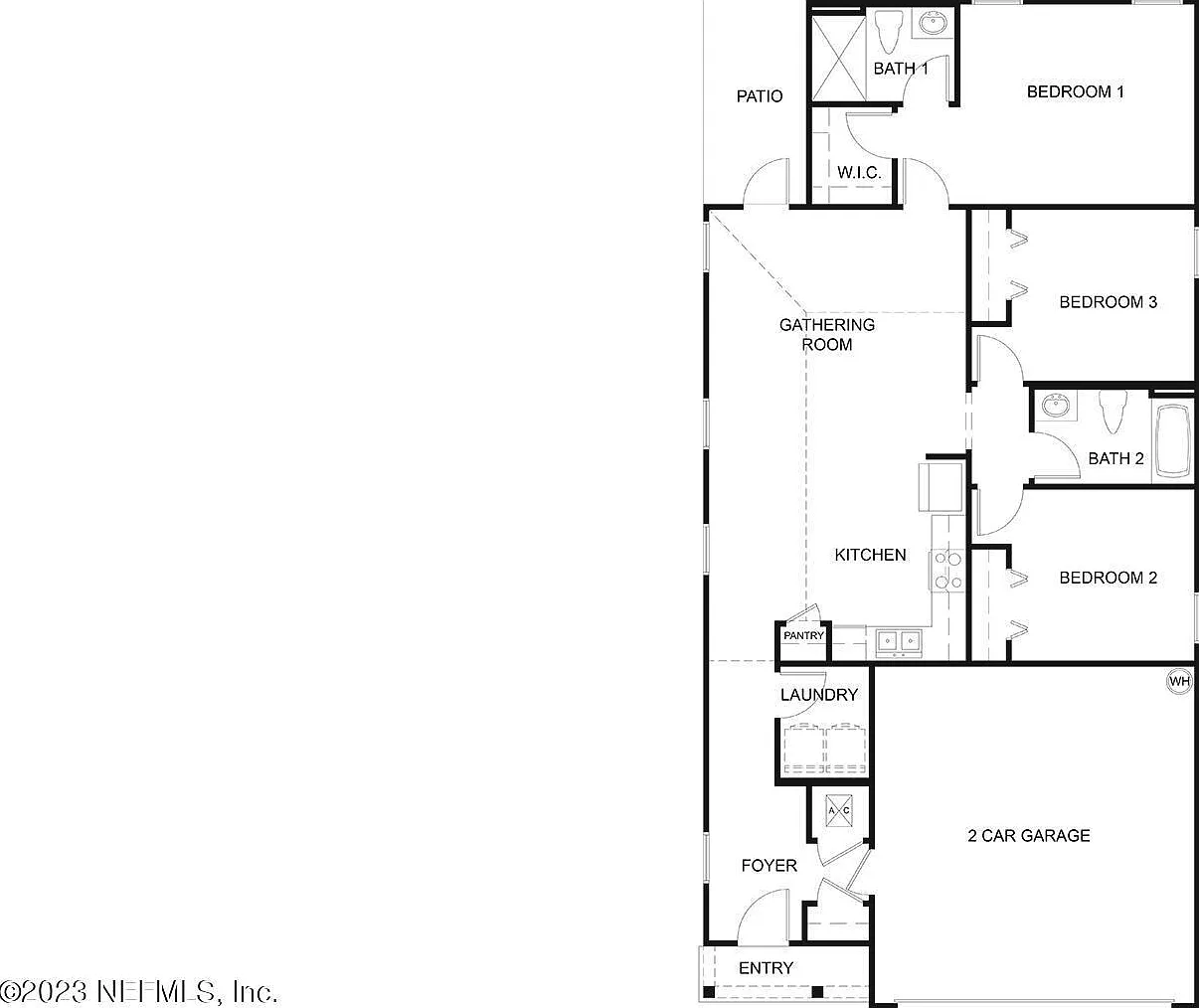 3 bed, 1219 sqft, $2,300 — Photo 4
