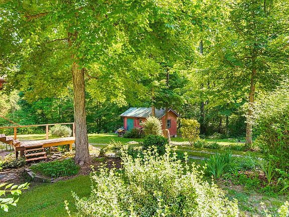 Sideview of storage building