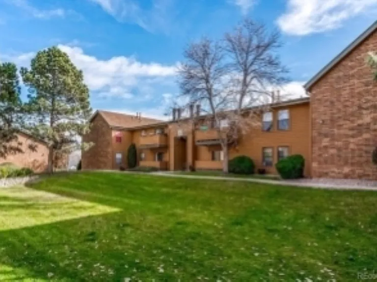 Court yard in front of unit