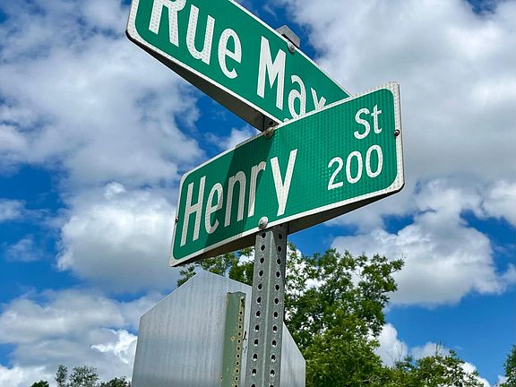 Spacious corner lot.