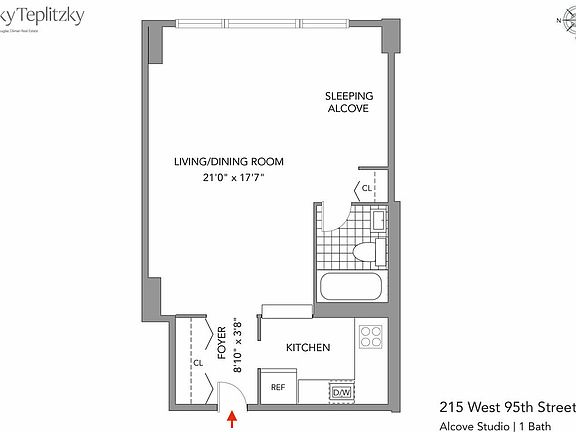 2nd image of 215 W 95th St APT 5N