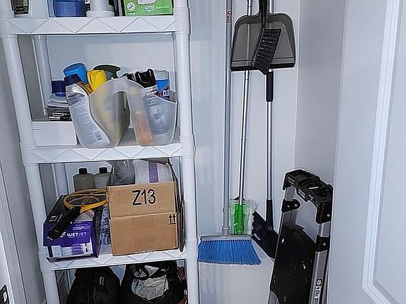 Kitchen storage closet