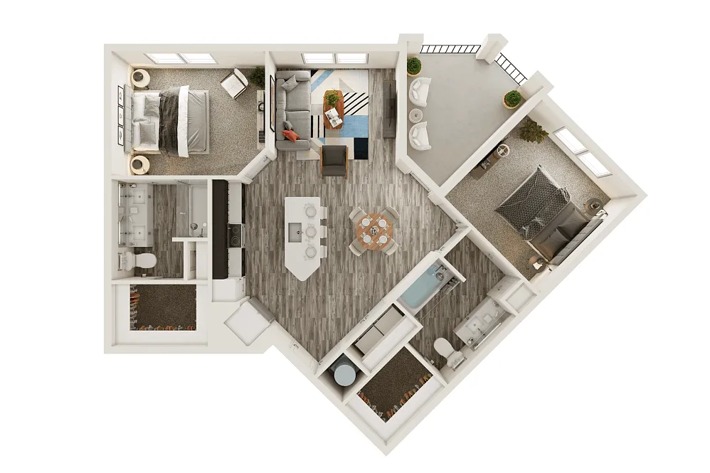 Floor plan B3